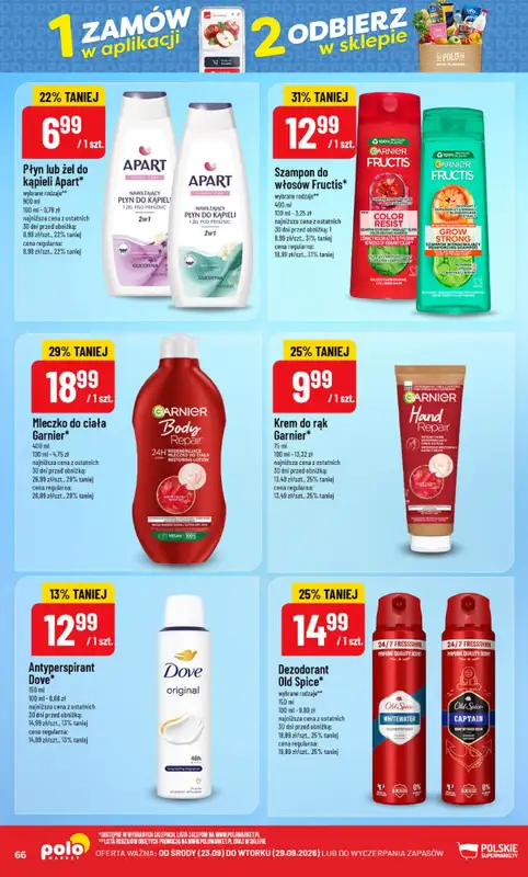 POLOmarket - gazetka promocyjna Gazetka od środy 23.09 do wtorku 29.09 - strona 66