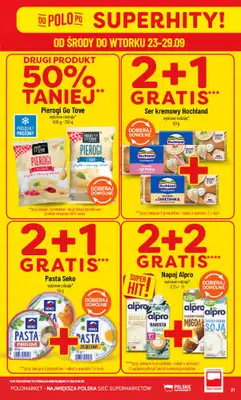 POLOmarket - gazetka promocyjna Gazetka od środy 23.09 do wtorku 29.09 - strona 21