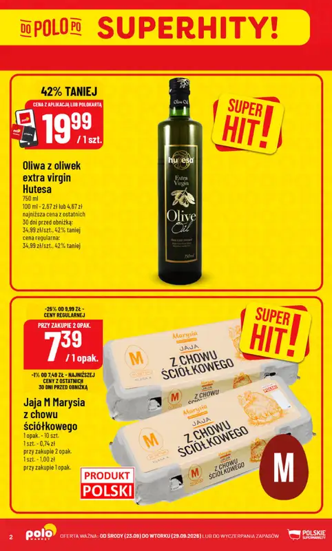 POLOmarket - gazetka promocyjna Gazetka od środy 23.09 do wtorku 29.09 - strona 2