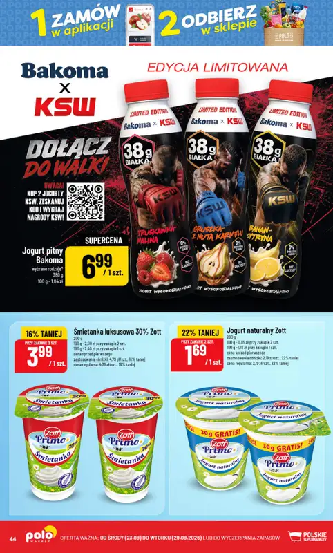 POLOmarket - gazetka promocyjna Gazetka od środy 23.09 do wtorku 29.09 - strona 44