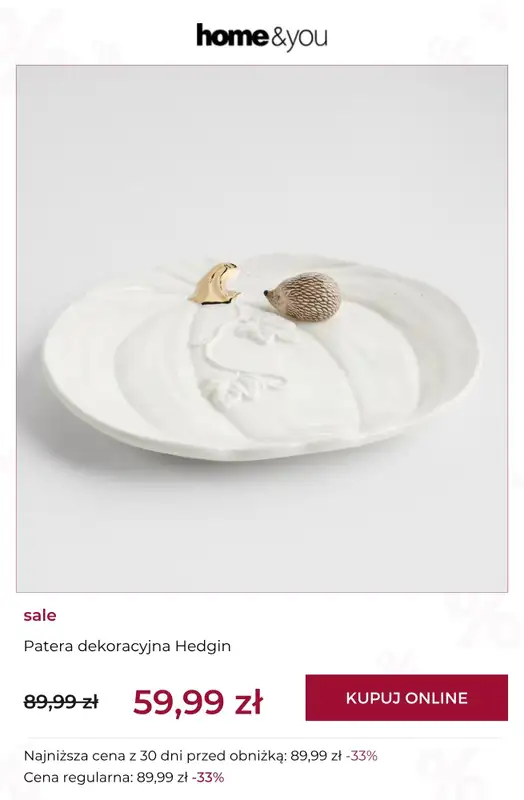 home&you - gazetka promocyjna SALE do -50% od poniedziałku 21.09 do niedzieli 27.09 - strona 9