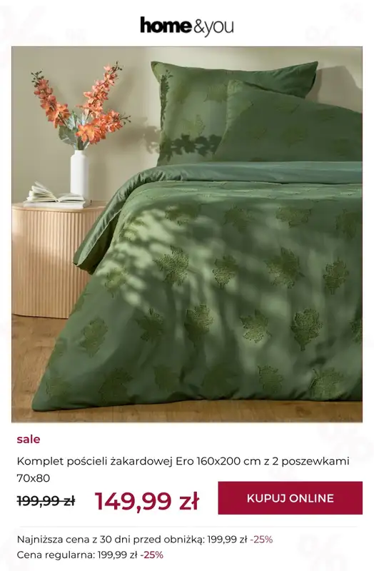 home&you - gazetka promocyjna SALE do -50% od poniedziałku 21.09 do niedzieli 27.09 - strona 5