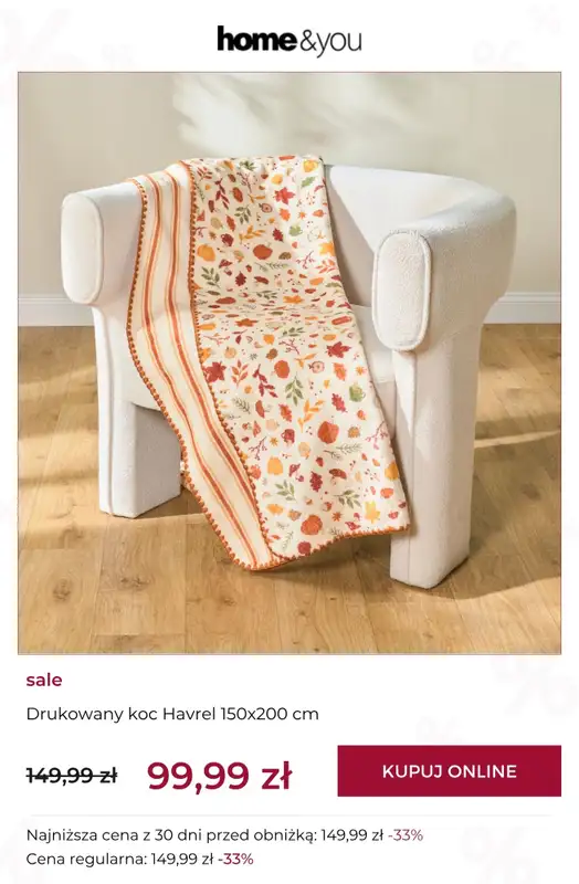 home&you - gazetka promocyjna SALE do -50% od poniedziałku 21.09 do niedzieli 27.09 - strona 10