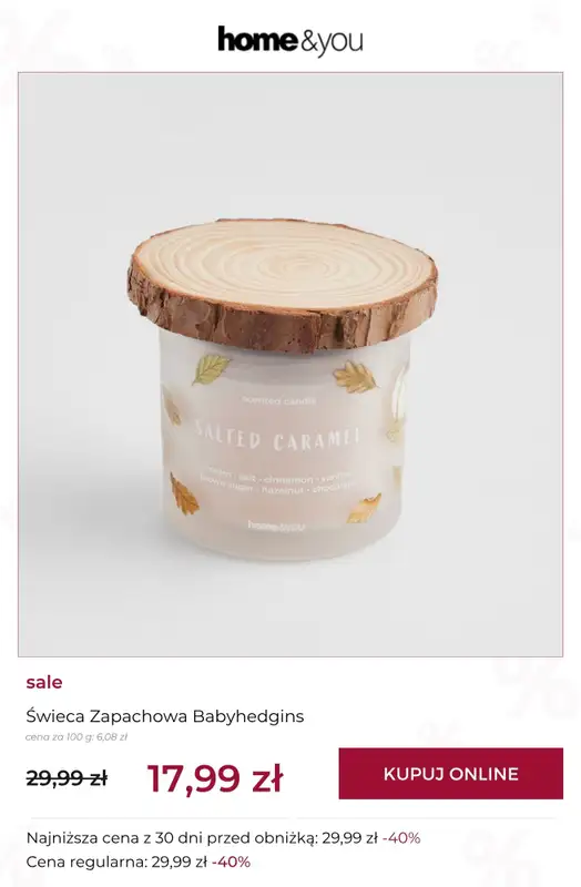 home&you - gazetka promocyjna SALE do -50% od poniedziałku 21.09 do niedzieli 27.09 - strona 8