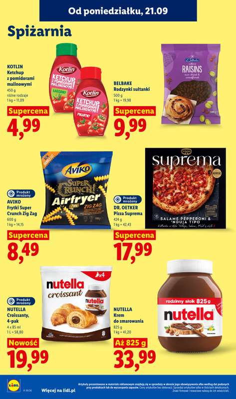 Lidl - gazetka promocyjna Oferta od poniedziałku od poniedziałku 21.09 do środy 23.09 - strona 88