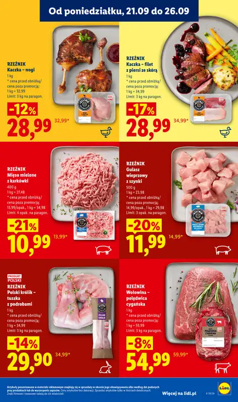 Lidl - gazetka promocyjna Oferta od poniedziałku od poniedziałku 21.09 do środy 23.09 - strona 61