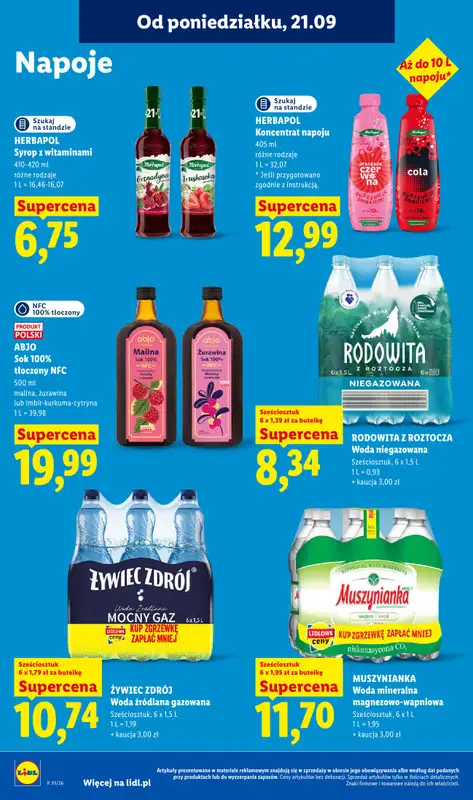 Lidl - gazetka promocyjna Oferta od poniedziałku od poniedziałku 21.09 do środy 23.09 - strona 76