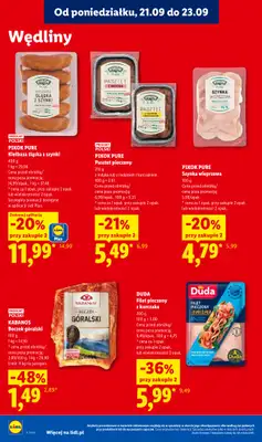 Lidl - gazetka promocyjna Oferta od poniedziałku od poniedziałku 21.09 do środy 23.09 - strona 64