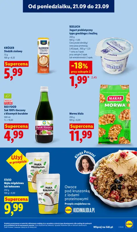 Lidl - gazetka promocyjna Oferta od poniedziałku od poniedziałku 21.09 do środy 23.09 - strona 59