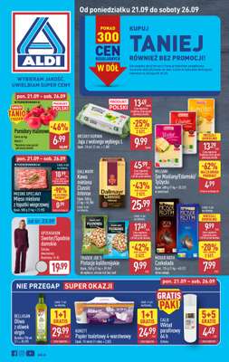 Aldi - gazetka promocyjna Pełny katalog! od poniedziałku 21.09 do soboty 26.09