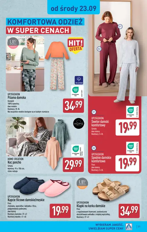 Aldi - gazetka promocyjna Pełny katalog! od poniedziałku 21.09 do soboty 26.09 - strona 31