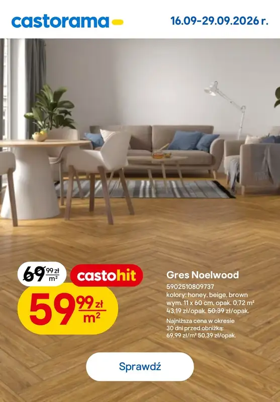 Castorama - gazetka promocyjna Najlepsze oferty od poniedziałku 21.09 do wtorku 29.09 - strona 4