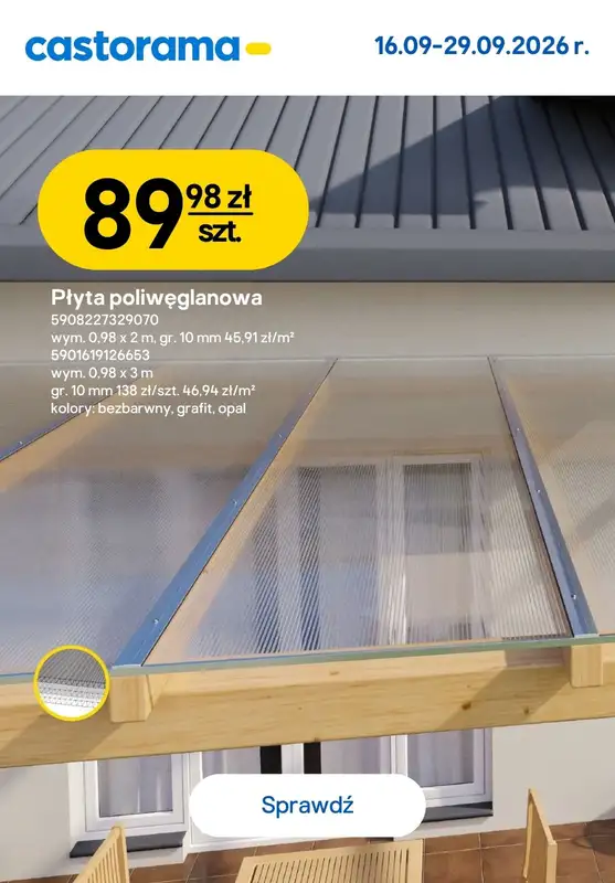 Castorama - gazetka promocyjna Najlepsze oferty od poniedziałku 21.09 do wtorku 29.09 - strona 13