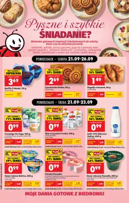 Biedronka - gazetka promocyjna Pyszny danie w kilka chwil od poniedziałku 21.09 do soboty 26.09 - strona 2