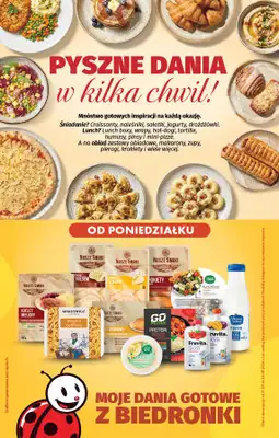 Biedronka - gazetka promocyjna Pyszny danie w kilka chwil od poniedziałku 21.09 do soboty 26.09