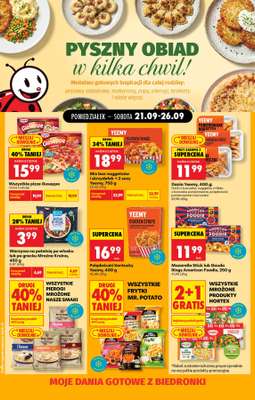 Biedronka - gazetka promocyjna Pyszne dania w kilka chwil od poniedziałku 21.09 do soboty 26.09 - strona 4