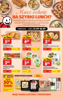 Biedronka - gazetka promocyjna Pyszny danie w kilka chwil od poniedziałku 21.09 do soboty 26.09 - strona 3