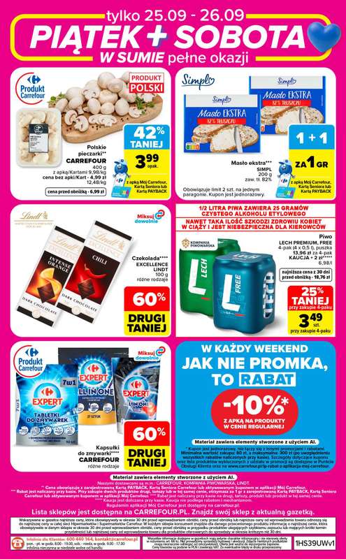 Carrefour - gazetka promocyjna W sumie od czwartku weekend okazji od czwartku 24.09 do soboty 26.09 - strona 8