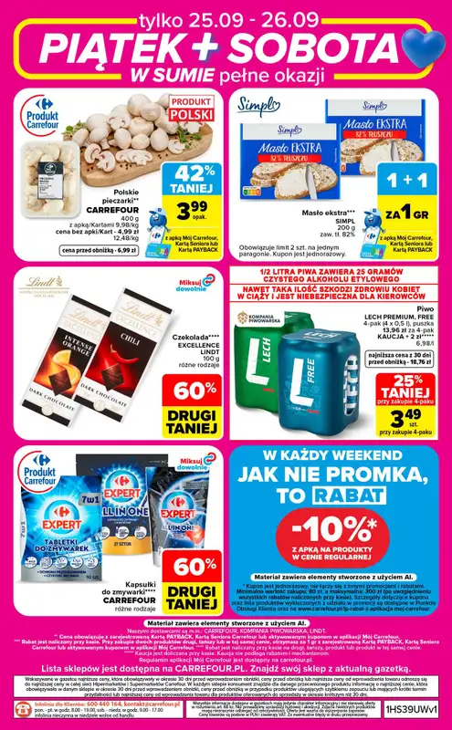 Carrefour Market - gazetka promocyjna W sumie od czwartku weekend okazji od czwartku 24.09 do soboty 26.09 - strona 8