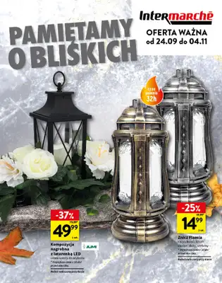 Intermarche - gazetka promocyjna Pamiętamy o bliskich od czwartku 24.09 do środy 04.11