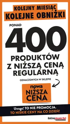 Intermarche - gazetka promocyjna Obniżka cen od środy 30.09 do soboty 31.10