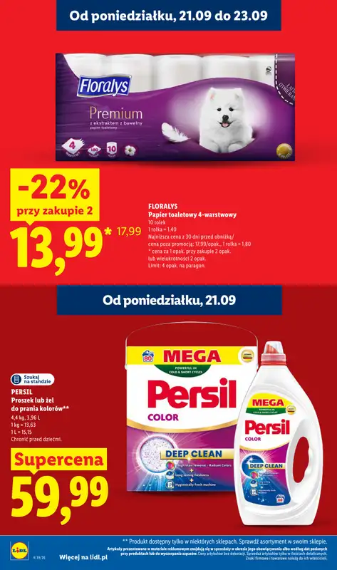 Lidl - gazetka promocyjna Oferta od poniedziałku od poniedziałku 21.09 do środy 23.09 - strona 26