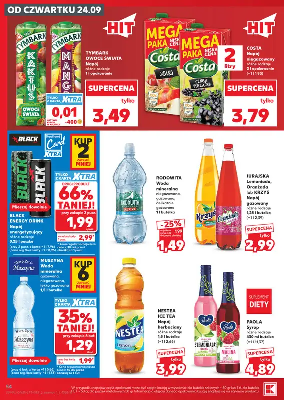 Kaufland - gazetka promocyjna Gazetka Tygodnia od czwartku 24.09 do środy 30.09 - strona 54