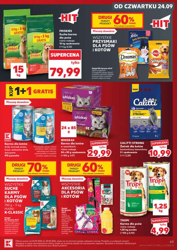 Kaufland - gazetka promocyjna Gazetka Tygodnia od czwartku 24.09 do środy 30.09 - strona 63