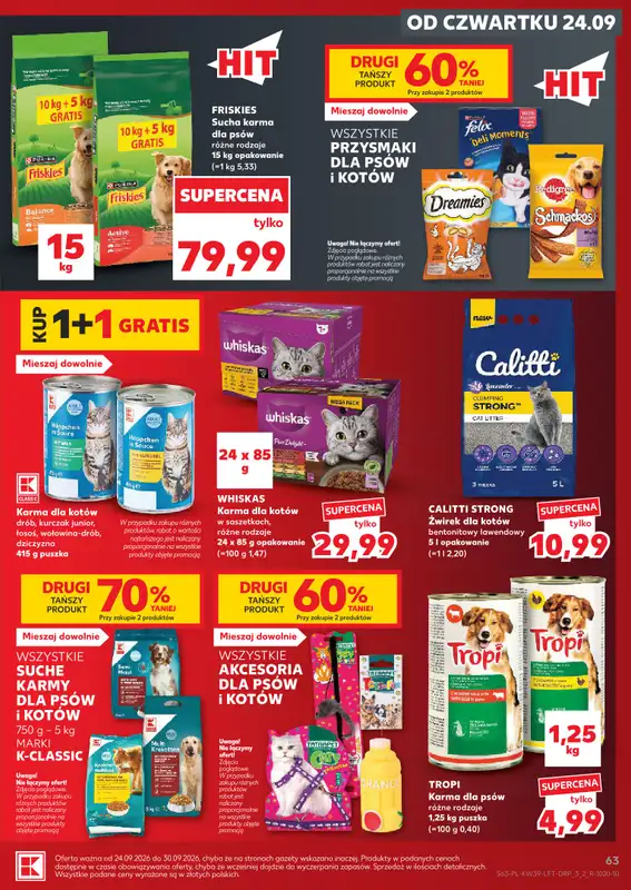 Kaufland - gazetka promocyjna Gazetka Tygodnia od czwartku 24.09 do środy 30.09 - strona 63