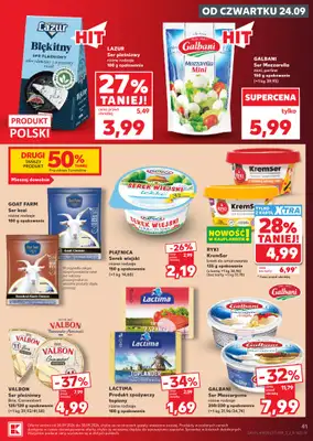 Kaufland - gazetka promocyjna Gazetka Tygodnia od czwartku 24.09 do środy 30.09 - strona 41