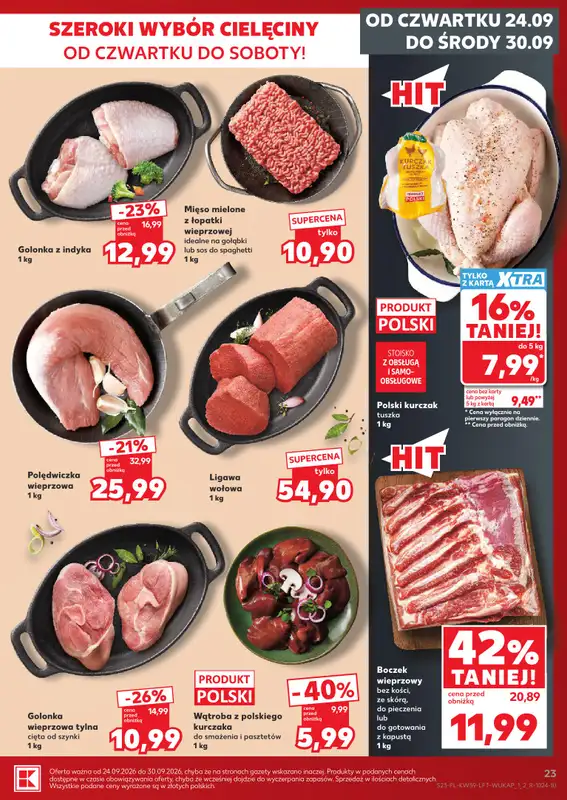 Kaufland - gazetka promocyjna Gazetka Tygodnia od czwartku 24.09 do środy 30.09 - strona 23