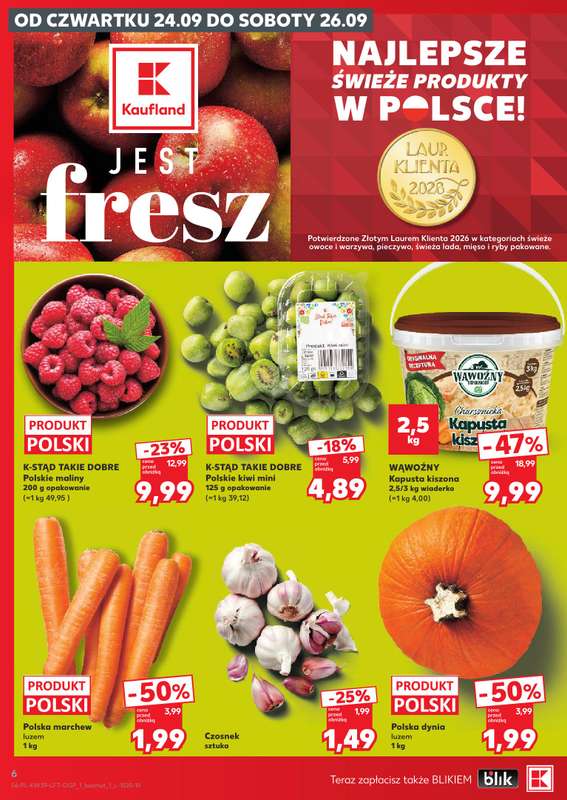 Kaufland - gazetka promocyjna Gazetka Tygodnia od czwartku 24.09 do środy 30.09 - strona 6