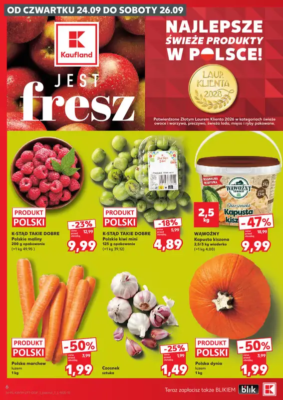 Kaufland - gazetka promocyjna Gazetka Tygodnia od czwartku 24.09 do środy 30.09 - strona 6