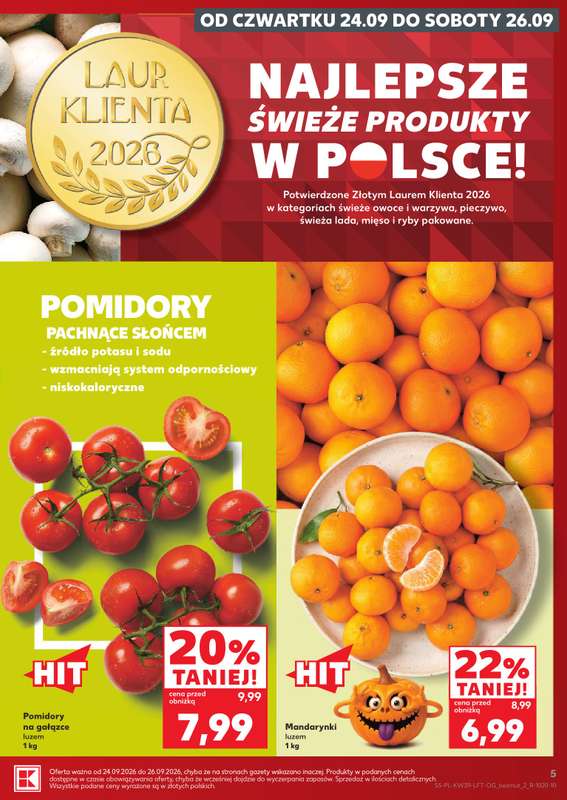 Kaufland - gazetka promocyjna Gazetka Tygodnia od czwartku 24.09 do środy 30.09 - strona 5