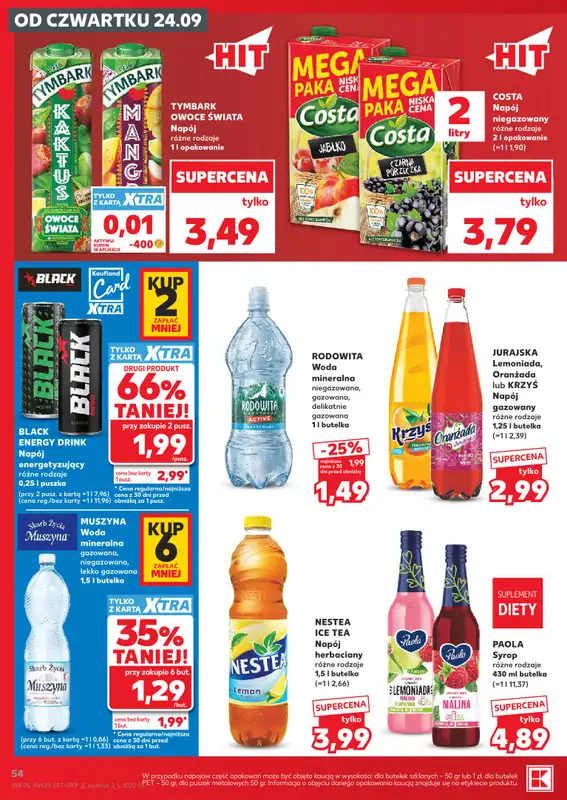Kaufland - gazetka promocyjna Gazetka Tygodnia od czwartku 24.09 do środy 30.09 - strona 54
