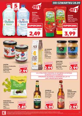 Kaufland - gazetka promocyjna Gazetka Tygodnia od czwartku 24.09 do środy 30.09 - strona 43