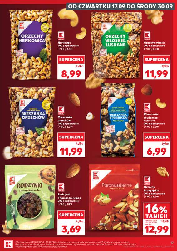 Kaufland - gazetka promocyjna Gazetka Tygodnia od czwartku 24.09 do środy 30.09 - strona 17