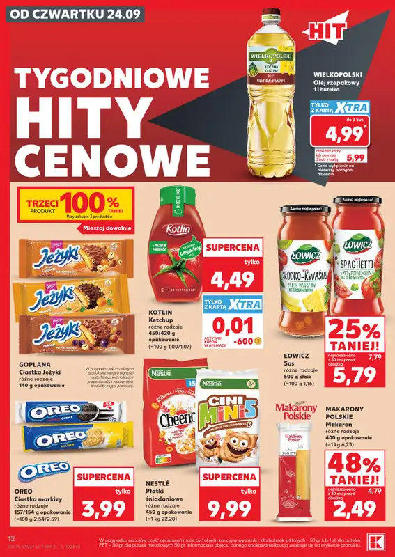 Kaufland - gazetka promocyjna Gazetka Tygodnia od czwartku 24.09 do środy 30.09 - strona 12