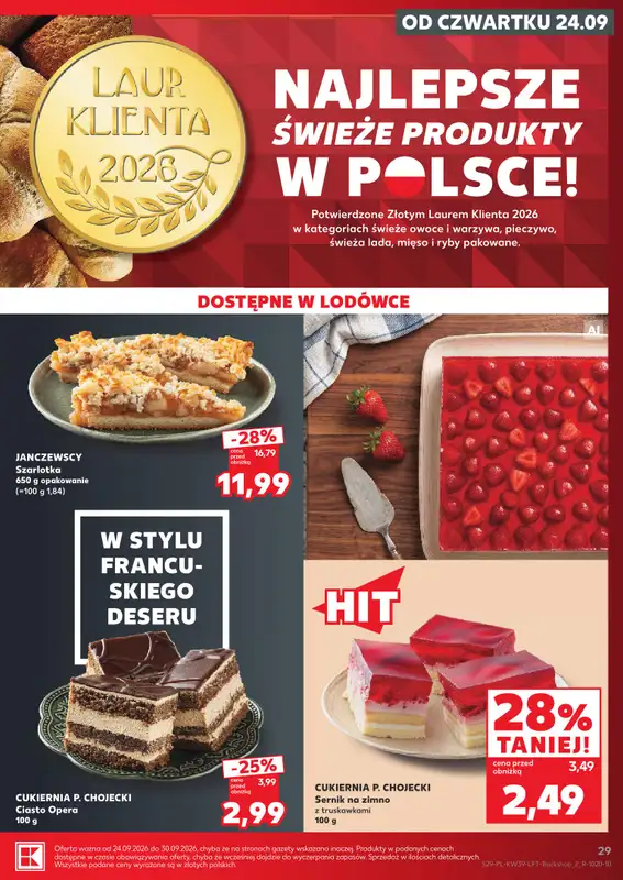 Kaufland - gazetka promocyjna Gazetka Tygodnia od czwartku 24.09 do środy 30.09 - strona 29