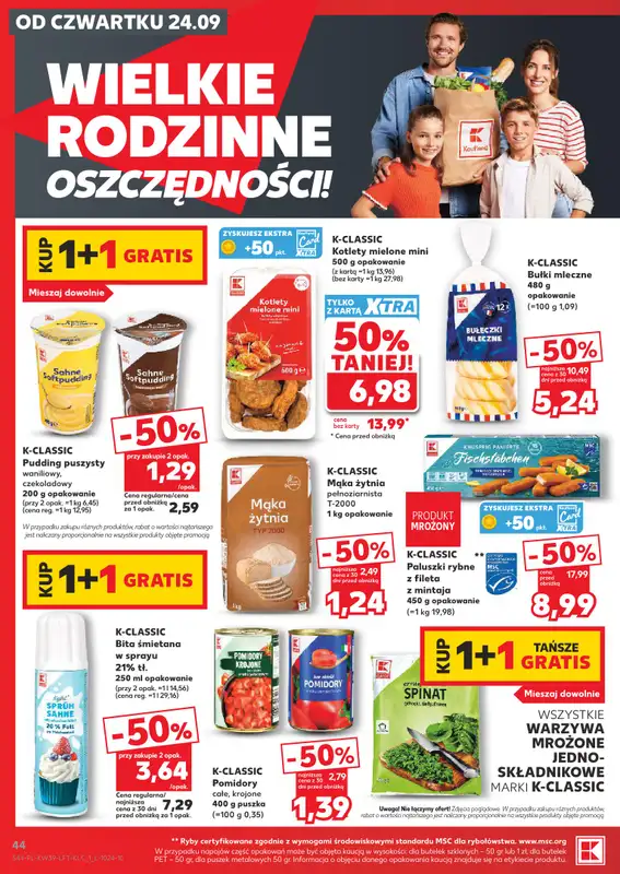 Kaufland - gazetka promocyjna Gazetka Tygodnia od czwartku 24.09 do środy 30.09 - strona 44