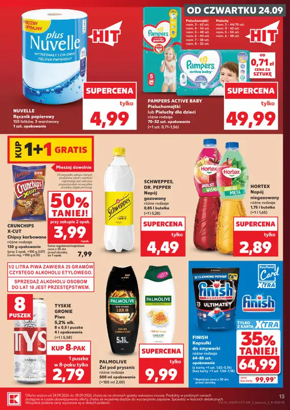 Kaufland - gazetka promocyjna Gazetka Tygodnia od czwartku 24.09 do środy 30.09 - strona 13