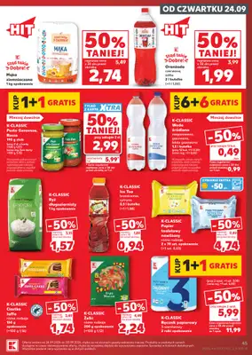 Kaufland - gazetka promocyjna Gazetka Tygodnia od czwartku 24.09 do środy 30.09 - strona 45