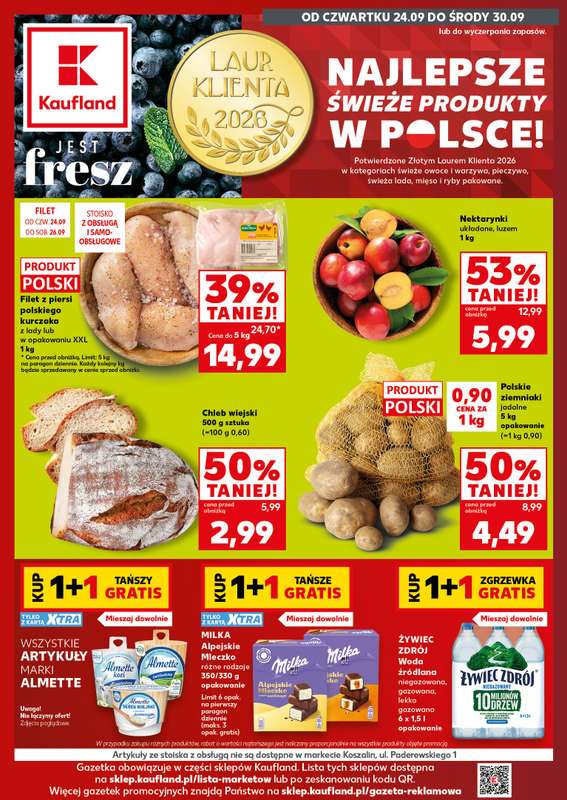 Kaufland - gazetka promocyjna Gazetka Tygodnia od czwartku 24.09 do środy 30.09