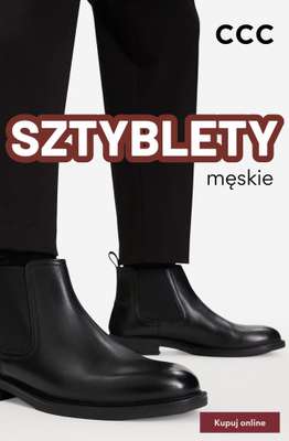 CCC - gazetka promocyjna SZTYBLETY męskie od środy 23.09 