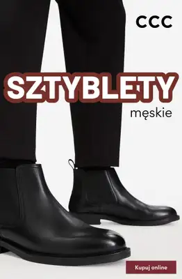 CCC - gazetka promocyjna SZTYBLETY męskie od środy 23.09 