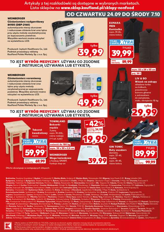Kaufland - gazetka promocyjna Oferta Kaufland - Non Food od czwartku 24.09 do środy 07.10 - strona 15