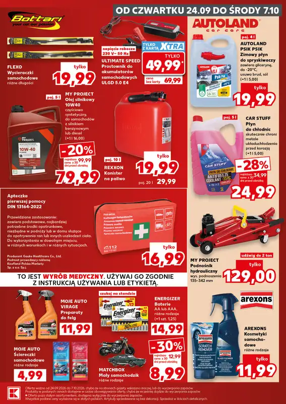 Kaufland - gazetka promocyjna Oferta Kaufland - Non Food od czwartku 24.09 do środy 07.10 - strona 11