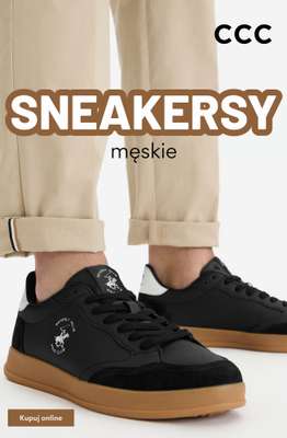CCC - gazetka promocyjna SNEAKERSY męskie od środy 23.09 