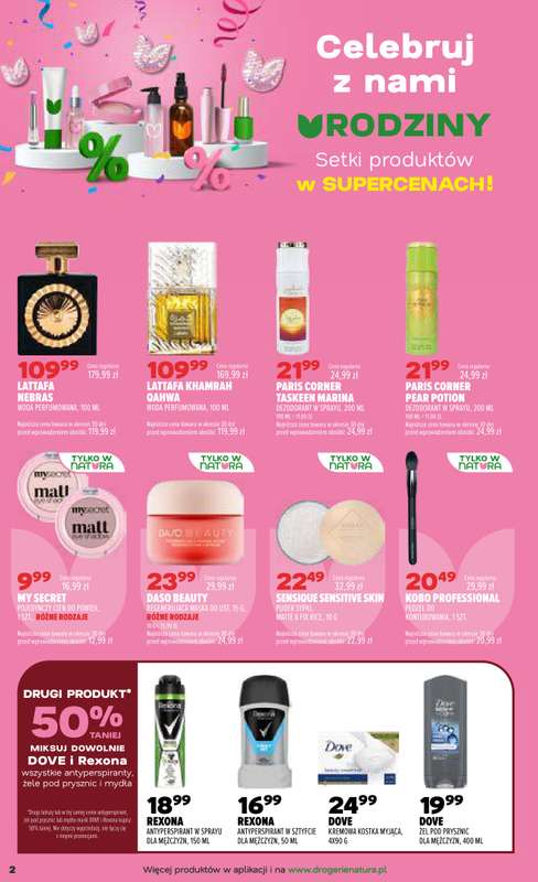 Drogerie Natura - gazetka promocyjna Gazetka od wtorku 22.09 do środy 30.09 - strona 2