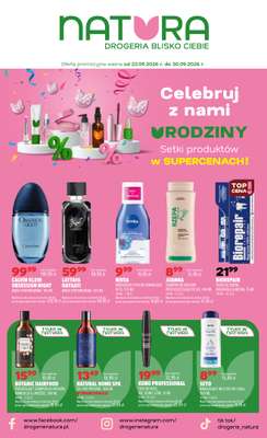 Drogerie Natura - gazetka promocyjna Gazetka od wtorku 22.09 do środy 30.09